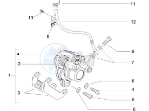 NRG 50 power DT drawing Brakes hose  - Calipers