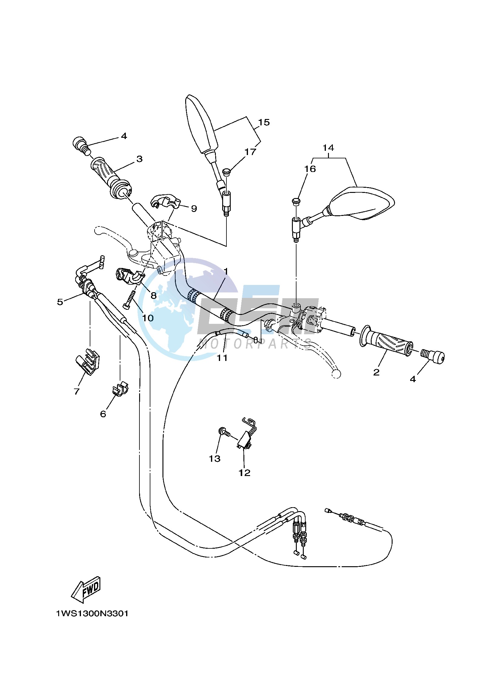 STEERING HANDLE & CABLE