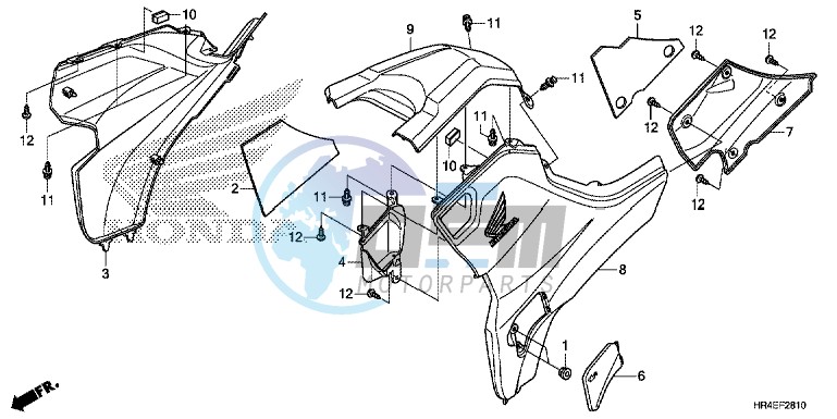 SIDE COVER/TANK COVER