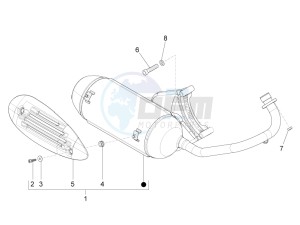 ZIP 100 4T NOABS E2-E3 (APAC) drawing Silencer