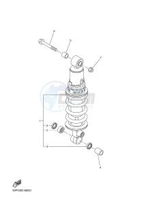 FZ8-S ABS FZ8 FAZER (ABS) 800 (1BD5 1BD7) drawing REAR SUSPENSION