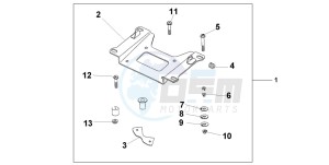 FES125 S-WING drawing REAR CARRIER BASE