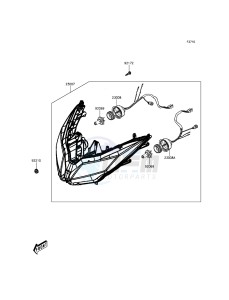 J300 ABS SC300BGF XX (EU ME A(FRICA) drawing Headlight(s)