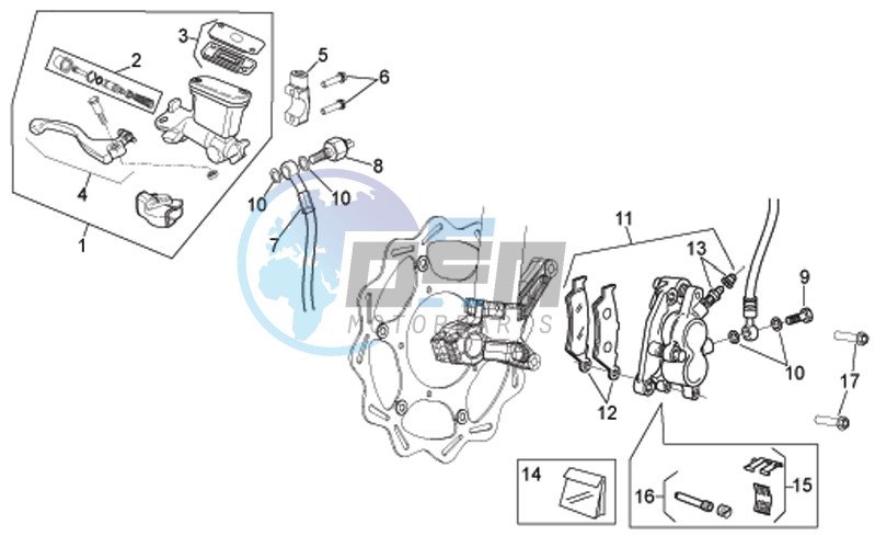 Front brake system I