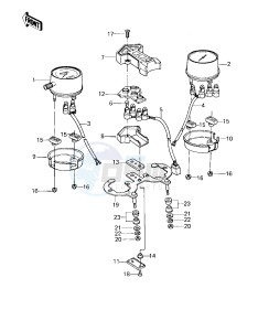 KZ 550 A (A1-A2) drawing METERS -- 80-81 A1_A2- -