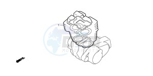 CM125C drawing GASKET KIT A