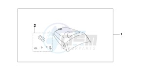 CBF1000A drawing SEAT COWL*NHA12M*