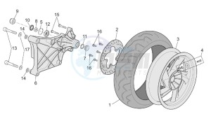 Atlantic 500 drawing Rear Wheel