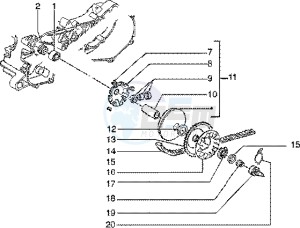 Zip 50 SP Euro 2 drawing Driving pulley