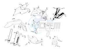 SENDA DRD MOTARD - 125 CC drawing FRONT BODY