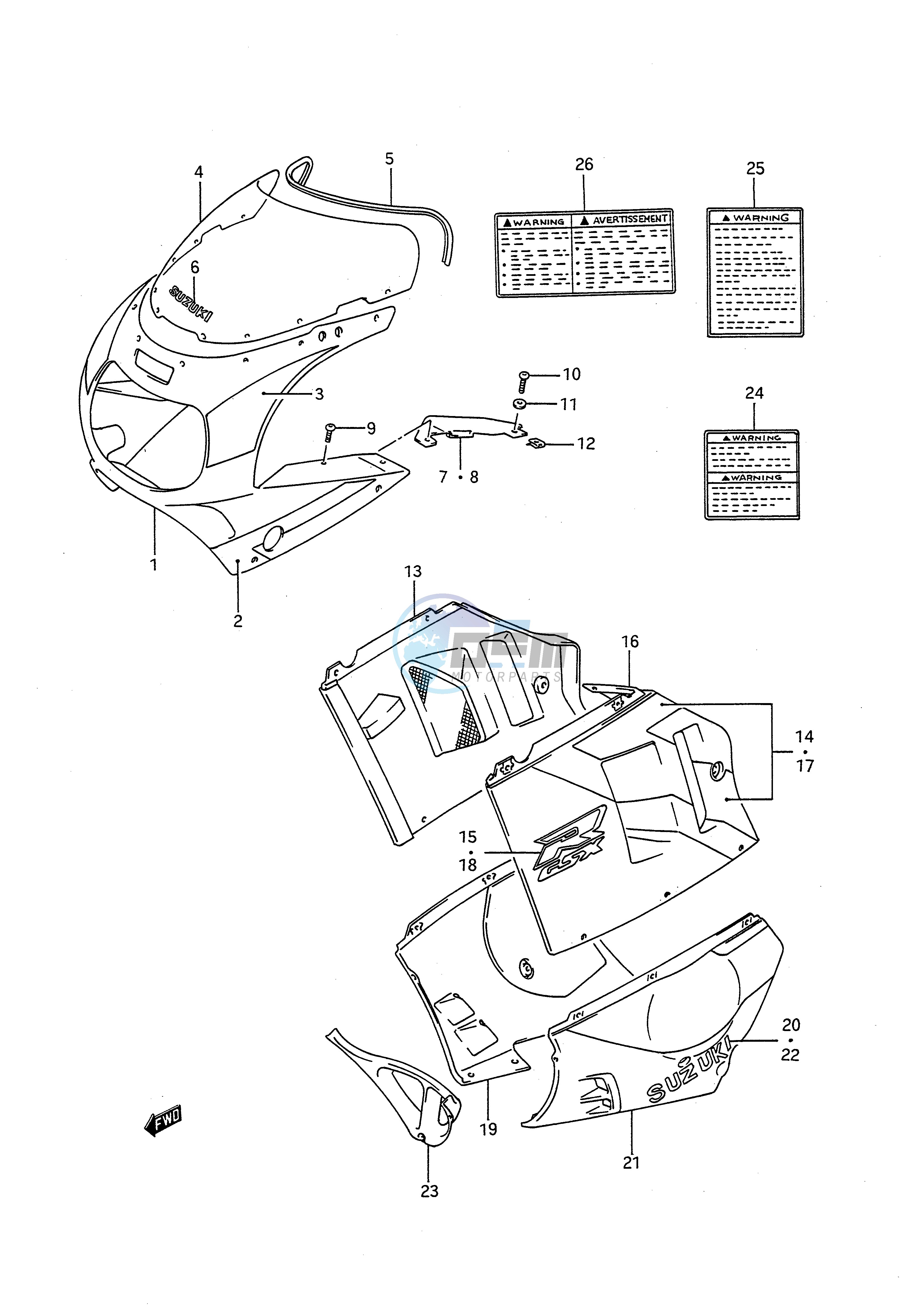 COWLING BODY (3SL 3RZ)