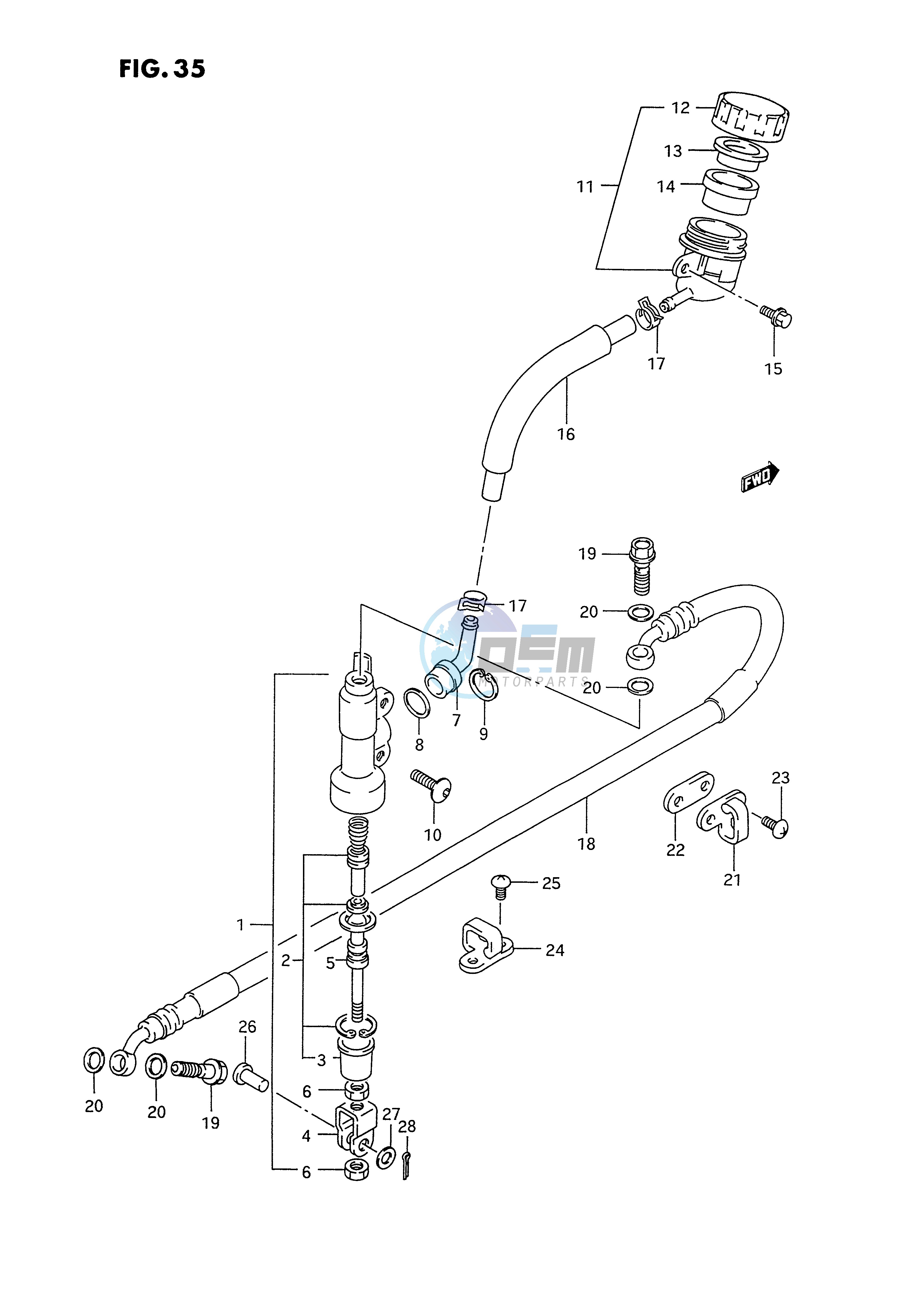 REAR MASTER CYLINDER