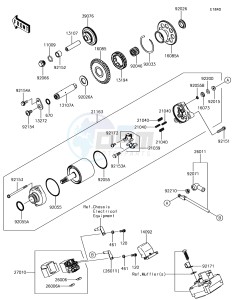 NINJA ZX-10R ZX1000SHF XX (EU ME A(FRICA) drawing Starter Motor