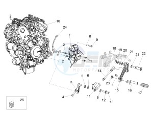 TUONO 1100 V4 RR E4 ABS (NAFTA) drawing Engine