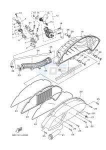 GPD125-A NMAX-125 (BALD) drawing FRONT WHEEL