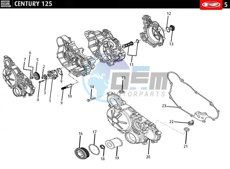 OIL PUMP - CLUTCH COVER  EURO4