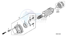 ST1300A9 CH / ABS MME - (CH / ABS MME) drawing PRIMARY SHAFT