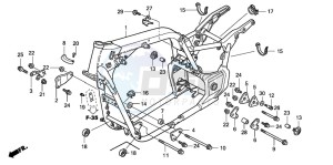 VTX1800C drawing FRAME BODY