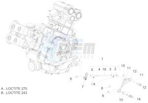 ETV 1200 Caponord Rally (EMEA, APAC) drawing Gear lever