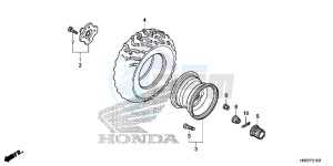 TRX420FA1F TRX420 Europe Direct - (ED) drawing REAR WHEEL