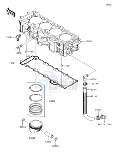 JET SKI ULTRA 310X JT1500LJF EU drawing Cylinder/Piston(s)