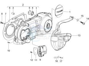 Nexus 250 e3 drawing Crankcase cover - Crankcase cooling