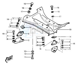 JS 550 A [JS550] (A5-A8) [JS550] drawing ENGINE MOUNT