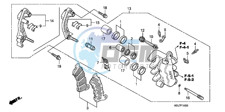 FRONT BRAKE CALIPER