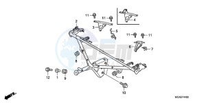 GL18009 UK - (E / AB MKH NAV) drawing COWL STAY