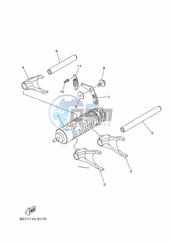 SHIFT CAM & FORK