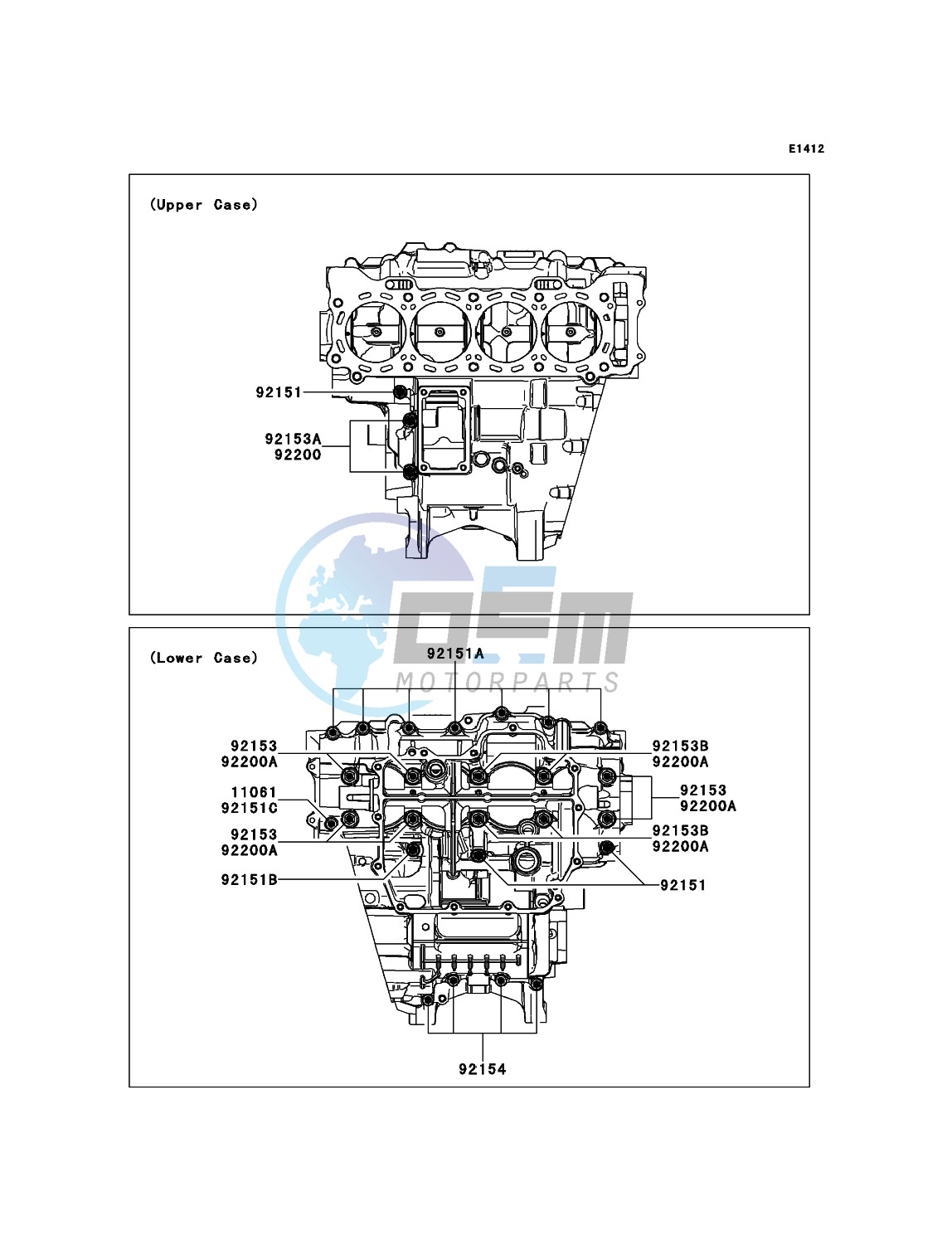 Crankcase Bolt Pattern