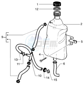 Runner 200 VXR 4t drawing Expansion tank