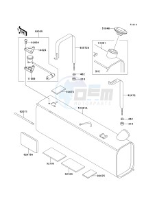 KAF 620 B [MULE 2520 TURF] (B1-B5) [MULE 2520 TURF] drawing FUEL TANK