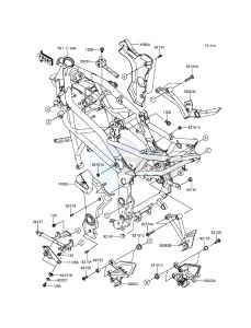 Z250SL BR250EGF XX (EU ME A(FRICA) drawing Frame Fittings