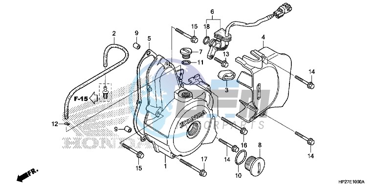 LEFT CRANKCASE COVER