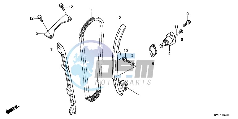 CAM CHAIN/TENSIONER