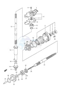 DF 25 V-Twin drawing Drive Shaft