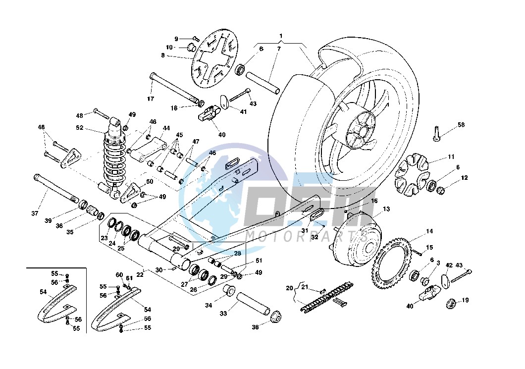 REAR SWING ARM