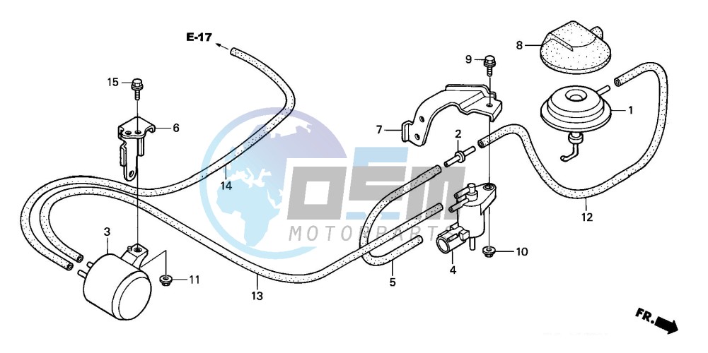 SOLENOID VALVE (VTR1000SP Y/1)