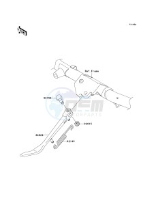 VN 1600A A[VULCAN 1600 CLASSIC] (A1-A3) [VULCAN 1600 CLASSIC] drawing STAND-- S- --- A3- -