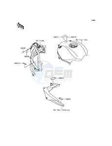 NINJA H2R ZX1000YHF EU drawing Labels