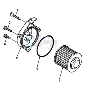 XV DX VIRAGO 535 drawing OIL CLEANER