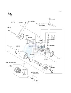 JT 1500 D [STX] (D9F) D9F drawing STARTER MOTOR