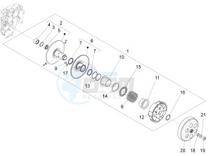 946 ARMANI 150 4T 3V ABS E3 (APAC) drawing Driven pulley