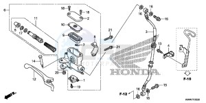 AFS1102SHC drawing FRONT BRAKE MASTER CYLINDER