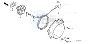 TRX420FE9 Australia - (U / 4WD) drawing RECOIL STARTER