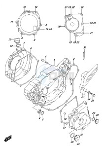 RM-Z450 drawing CRANKCASE COVER