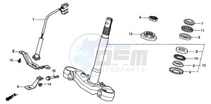 FES250 FORESIGHT drawing STEERING STEM