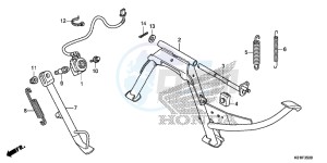 SH125DSE SH125DS UK - (E) drawing STAND