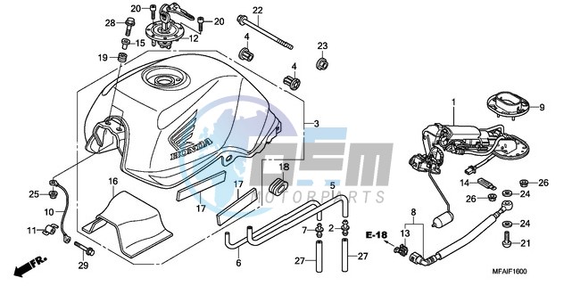 FUEL TANK/FUEL PUMP